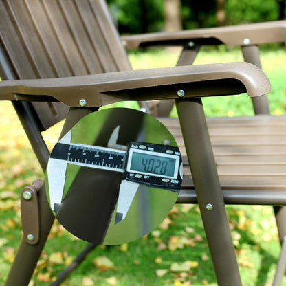 Portable Outdoor Chair with Sturdy Frame and Comfort Footrest