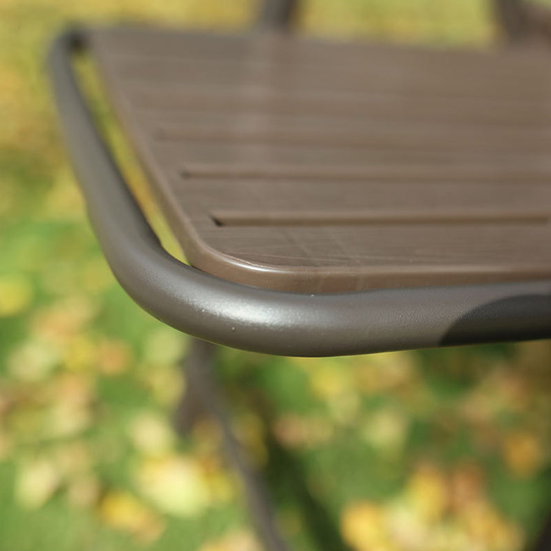 Portable Outdoor Chair with Sturdy Frame and Comfort Footrest