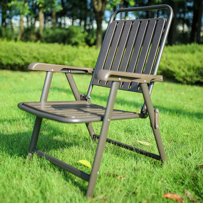 Portable Outdoor Chair with Sturdy Frame and Comfort Footrest
