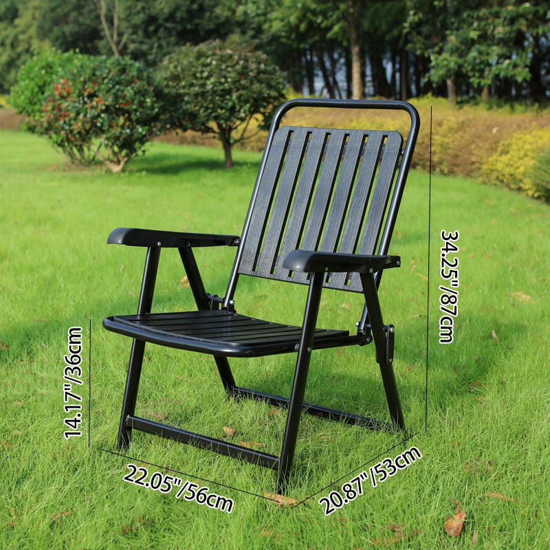 Portable Outdoor Chair with Sturdy Frame and Comfort Footrest