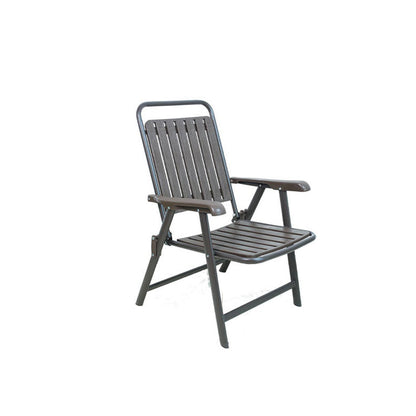 Portable Outdoor Chair with Sturdy Frame and Comfort Footrest