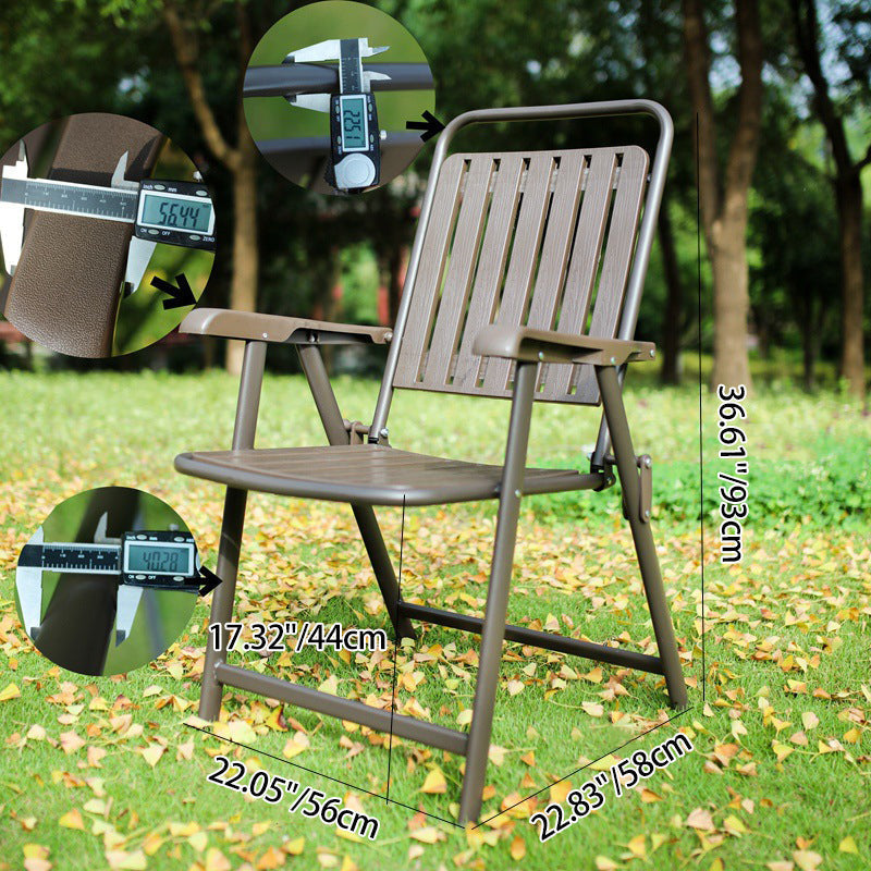 Portable Outdoor Chair with Sturdy Frame and Comfort Footrest