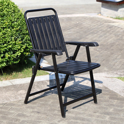 Portable Outdoor Chair with Sturdy Frame and Comfort Footrest