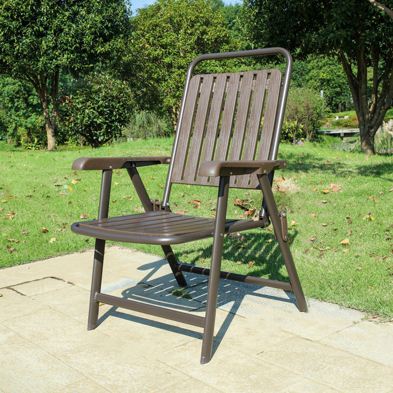 Portable Outdoor Chair with Sturdy Frame and Comfort Footrest