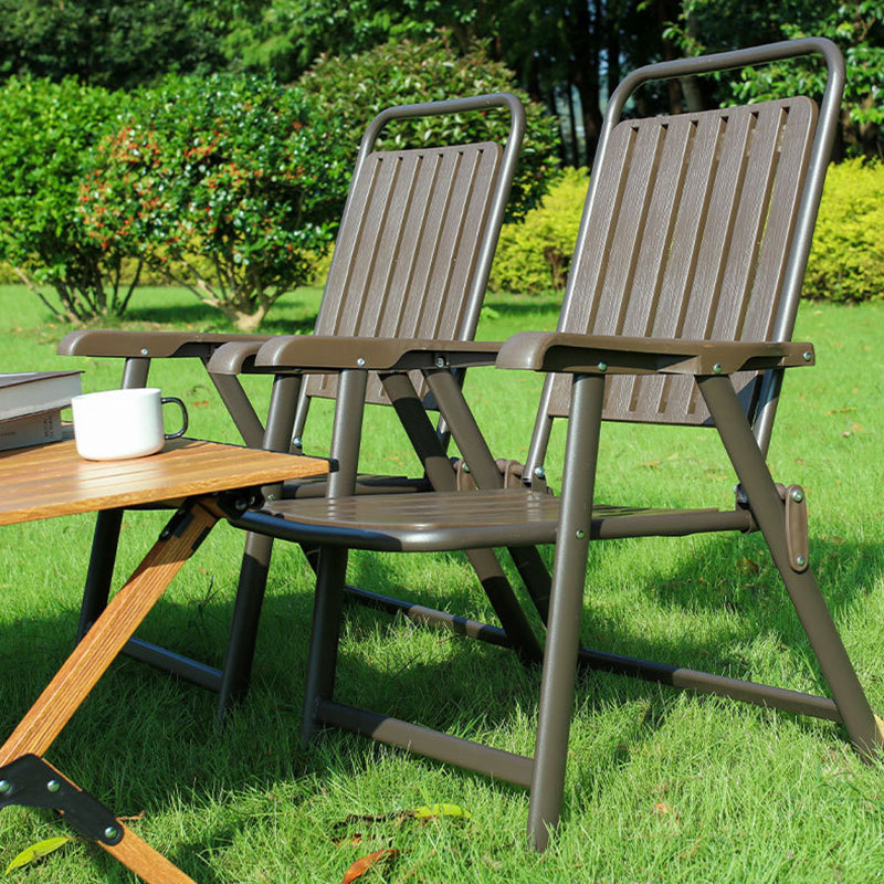 Portable Outdoor Chair with Sturdy Frame and Comfort Footrest