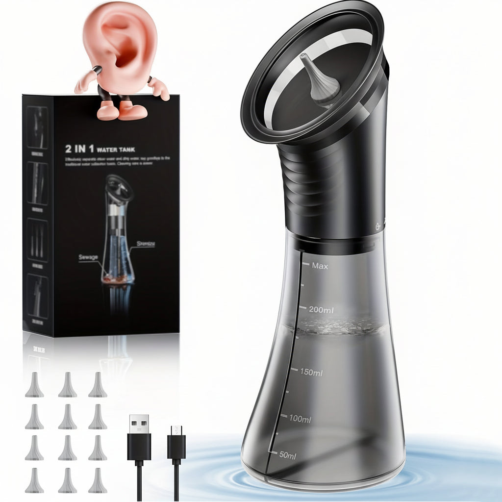 Gentle Ear Care System with Adjustable Water Pressure