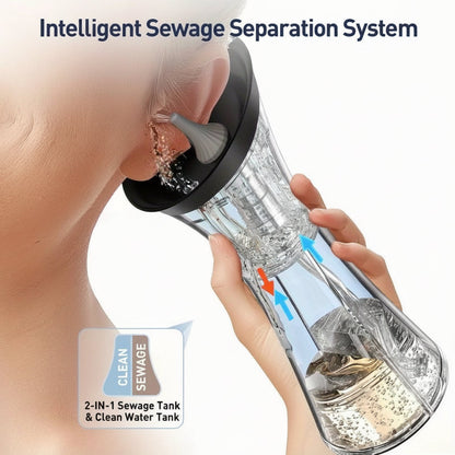 Gentle Ear Care System with Adjustable Water Pressure