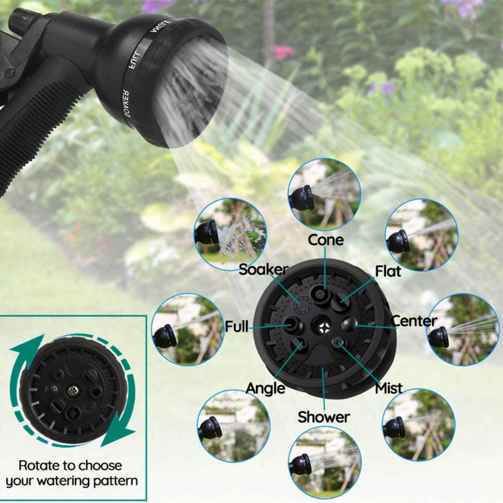 Versatile 100-Foot Expandable Garden Hose with Durable Connectors
