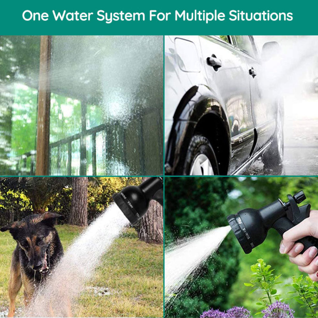 Versatile 100-Foot Expandable Garden Hose with Durable Connectors