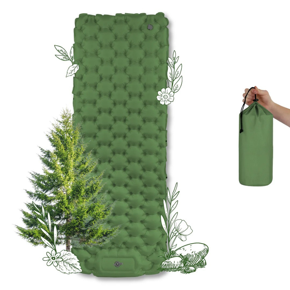 NimbusLite Air Mattress with Built-In Inflation System