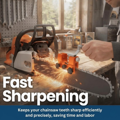 QuickEdge Portable Chainsaw Sharpener - Durable Design
