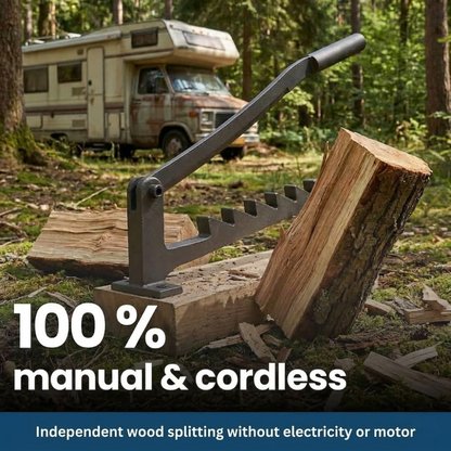 SmartWood Pro Manual Firewood Splitter for Wall Mounting