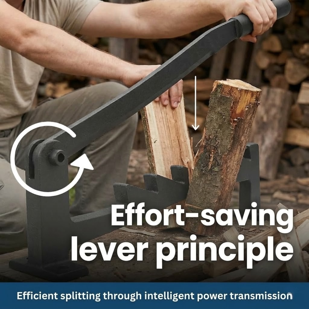 SmartWood Pro Manual Firewood Splitter for Wall Mounting