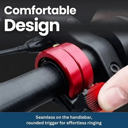 SleekSound Compact Bike Bell - Stylish Safety for Riders