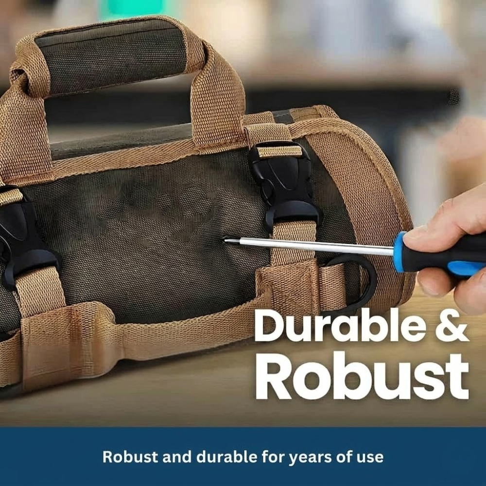 Ultimate Tool Organizer - Compact Roll-Up Tool Bag