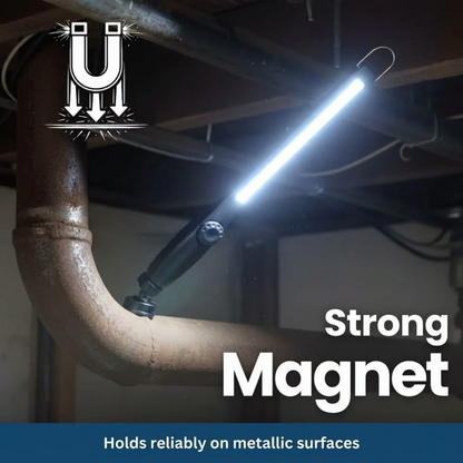 Versatile Magnetic LED Work Light - Rechargeable with Adjustable Brightness