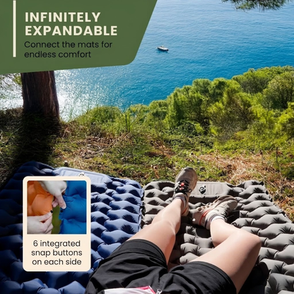 NimbusLite Air Mattress with Built-In Inflation System