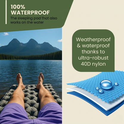 NimbusLite Air Mattress with Built-In Inflation System