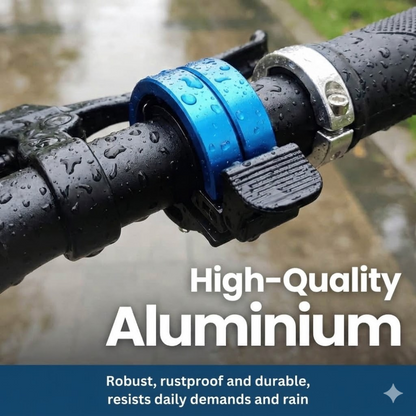 SleekSound Compact Bike Bell - Stylish Safety for Riders