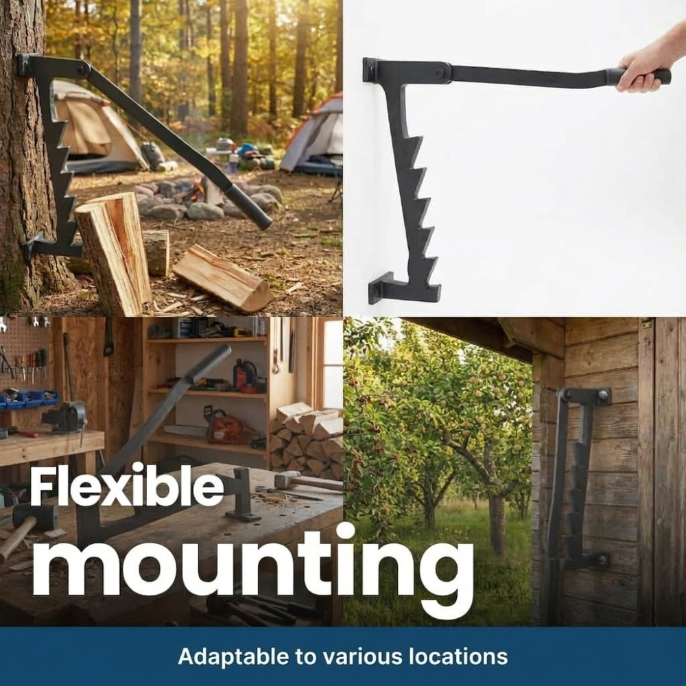 SmartWood Pro Manual Firewood Splitter for Wall Mounting