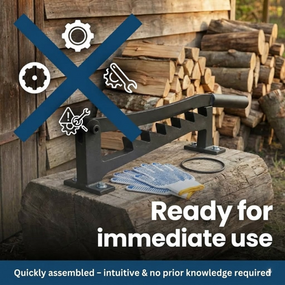 SmartWood Pro Manual Firewood Splitter for Wall Mounting