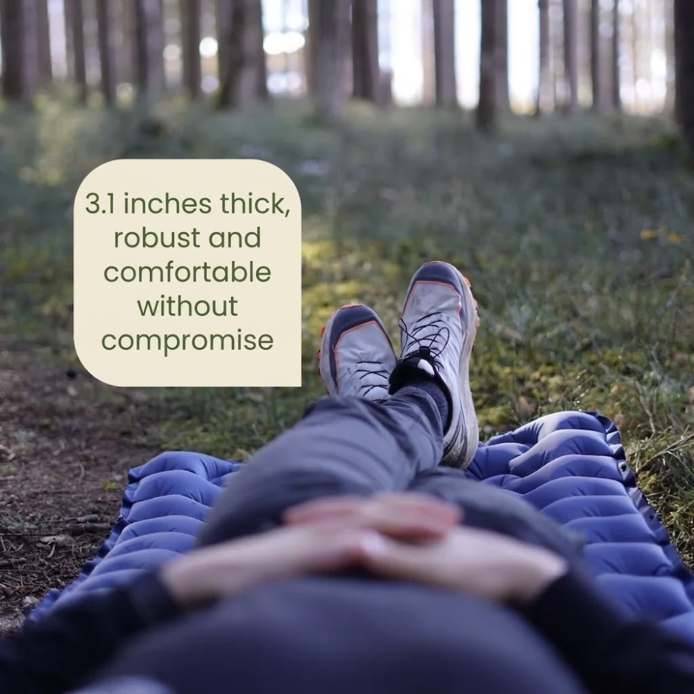 NimbusLite Air Mattress with Built-In Inflation System