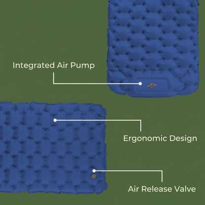 NimbusLite Air Mattress with Built-In Inflation System