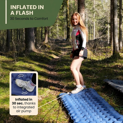 NimbusLite Air Mattress with Built-In Inflation System