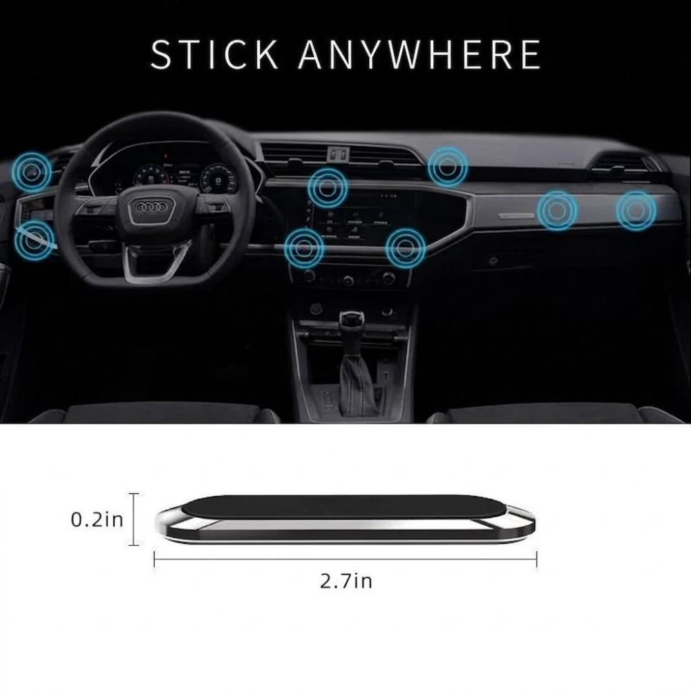 Adhesive Phone Mount with Magnetic Grip