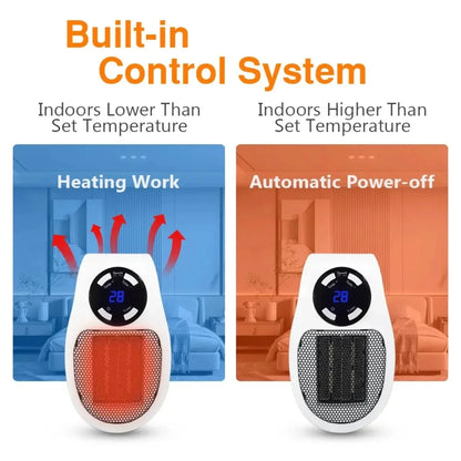 Efficient Compact Heater with Safety Features for Cozy Spaces