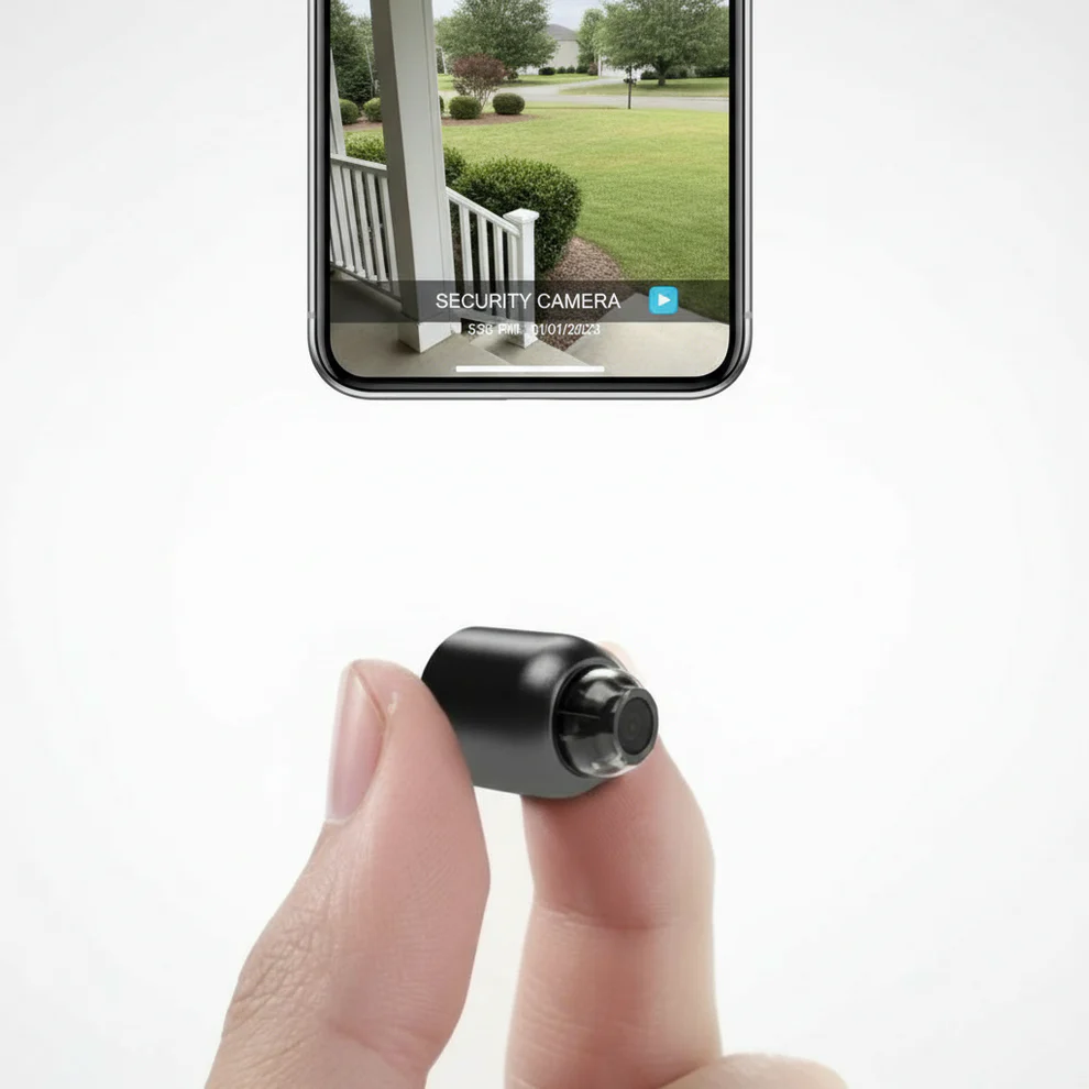 Compact WiFi Surveillance Camera 1080P HD with Night Vision