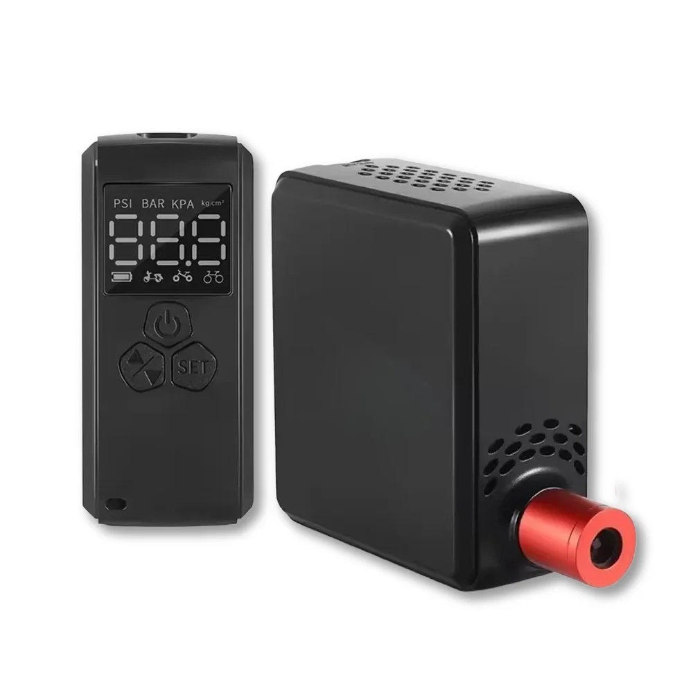 SwiftCharge Portable Air Pump with LCD and USB-C Recharge