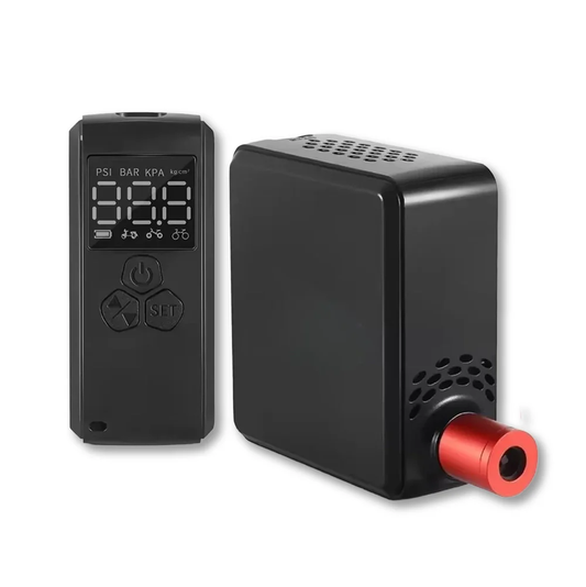 SwiftCharge Portable Air Pump with LCD and USB-C Recharge