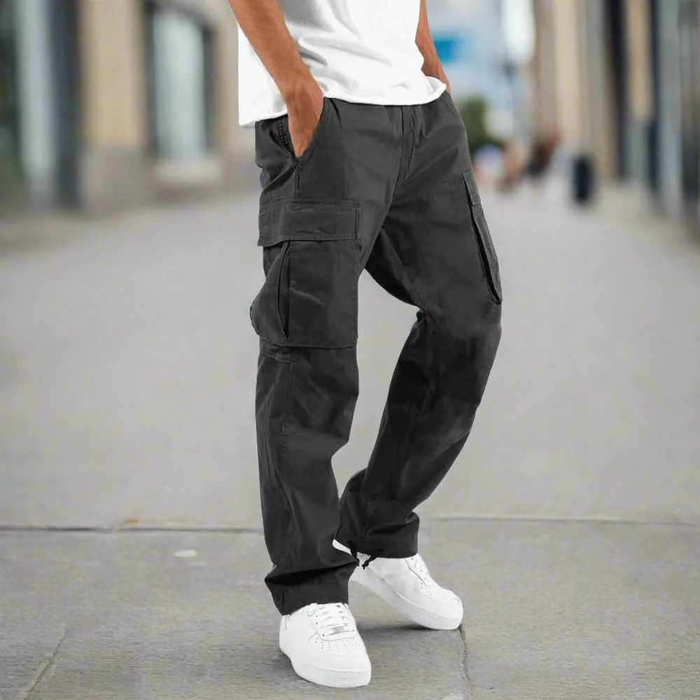 UrbanEase Loose-Fit Cargo Pants for Men