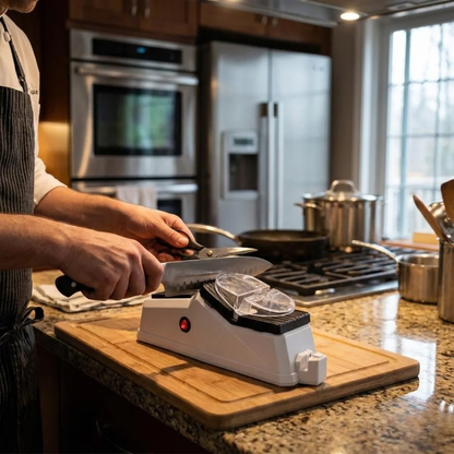 EdgeMaster Pro Electric Knife Sharpener with One-Touch Functionality