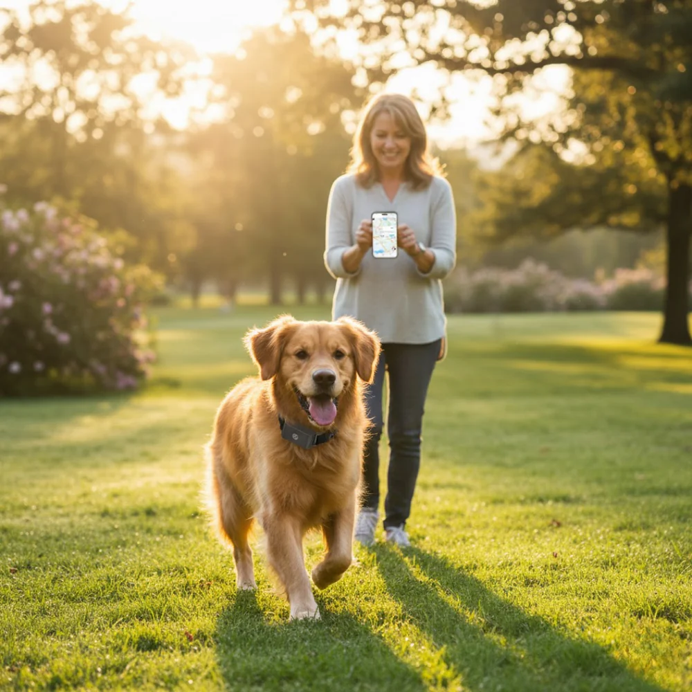FurryFriend SecureTrack Waterproof GPS Collar for Pets