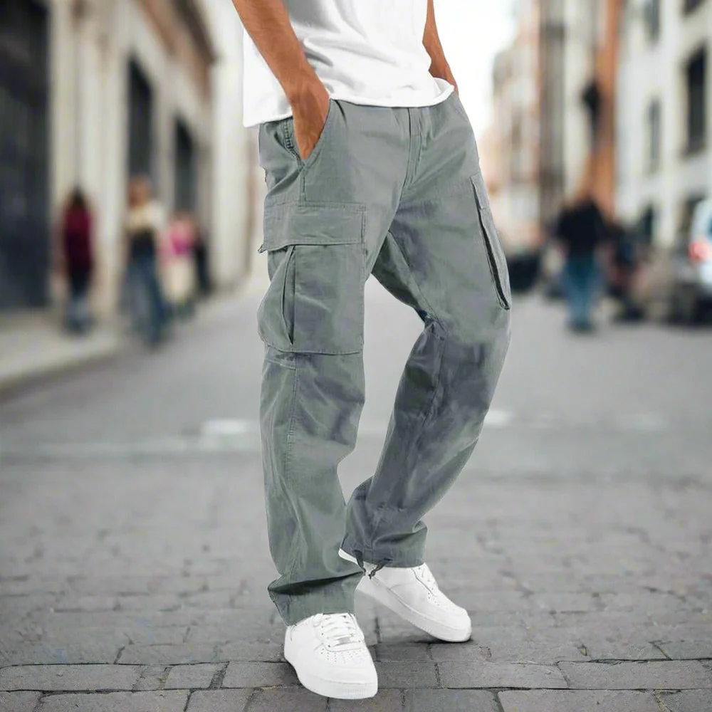 UrbanEase Loose-Fit Cargo Pants for Men