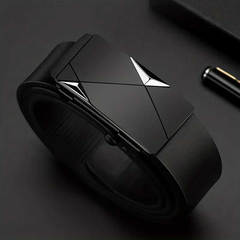 Versatile Adjustable Leather Belt for Men