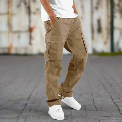 UrbanEase Loose-Fit Cargo Pants for Men