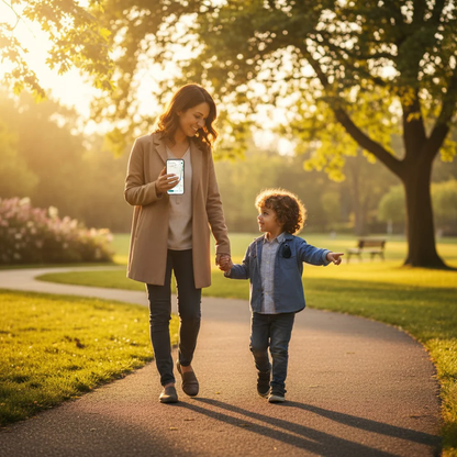 SafeTrack Mini GPS Locator for Kids with SOS Notification