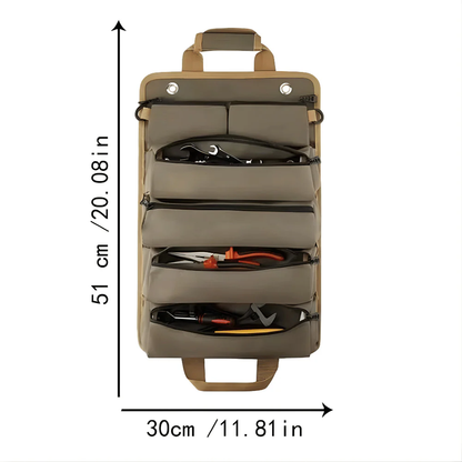 Ultimate Tool Organizer - Compact Roll-Up Tool Bag