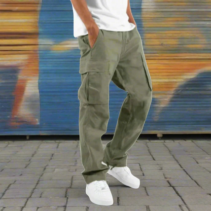 UrbanEase Loose-Fit Cargo Pants for Men