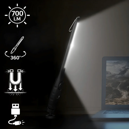 Versatile Magnetic LED Work Light - Rechargeable with Adjustable Brightness
