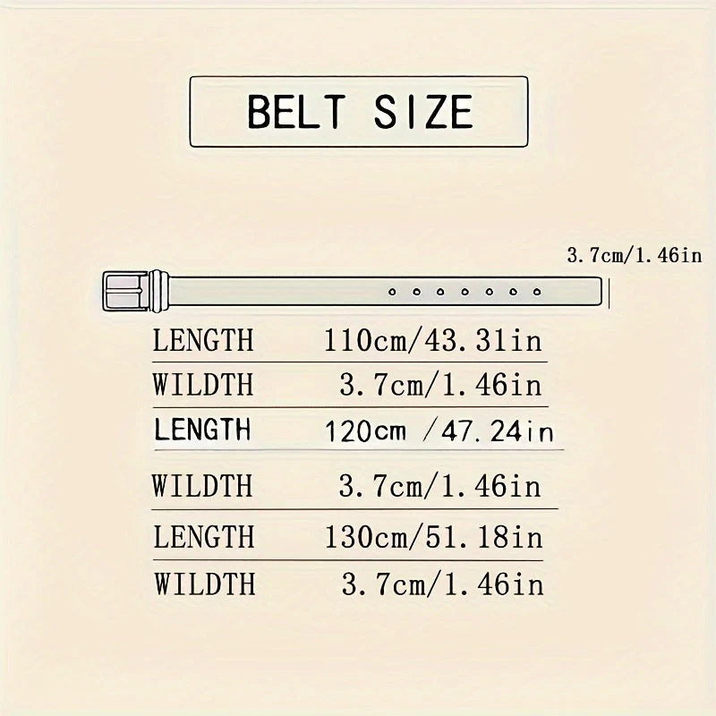 Versatile Adjustable Leather Belt for Men