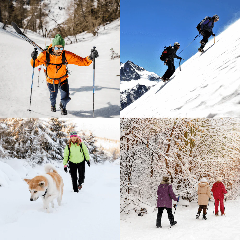 IceGuard Pro Traction Spikes for Safe Winter Walking