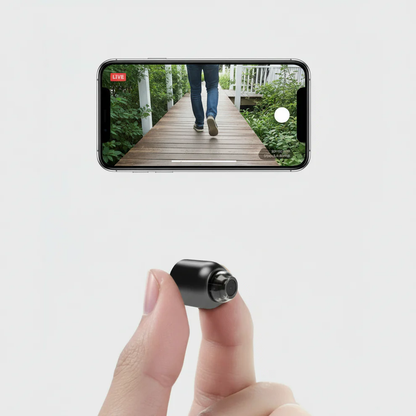 Compact WiFi Security Camera with 1080p HD and Night Vision