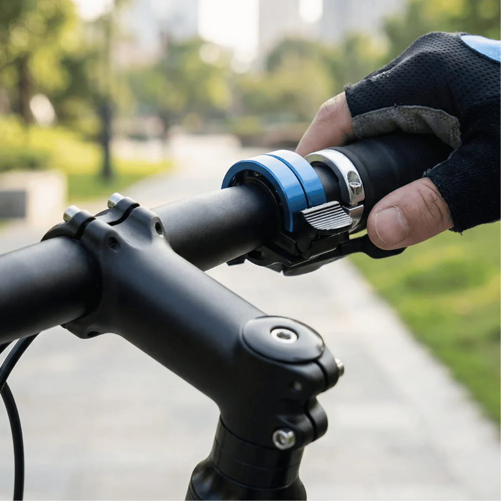 SleekSound Compact Bike Bell - Stylish Safety for Riders