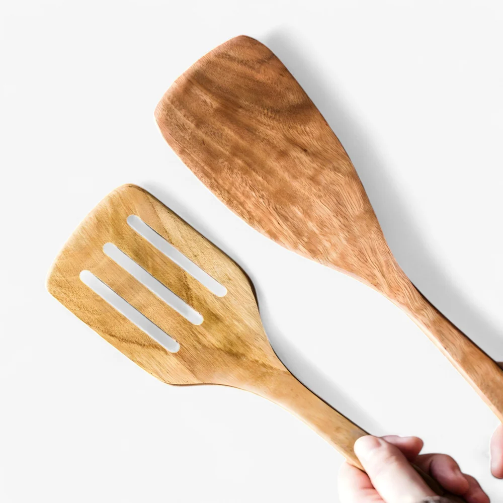 Eco-Friendly Wooden Cooking Utensil Collection