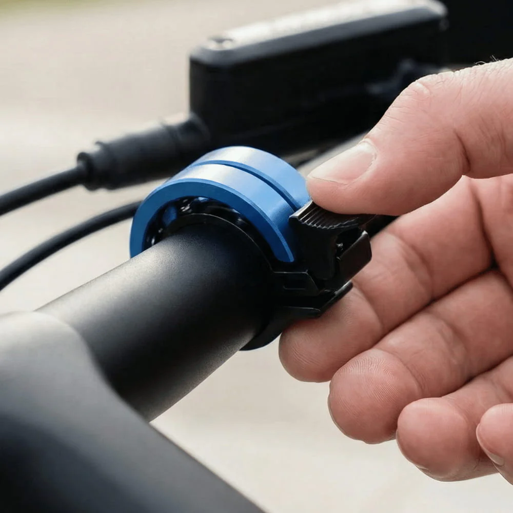 SleekSound Compact Bike Bell - Stylish Safety for Riders