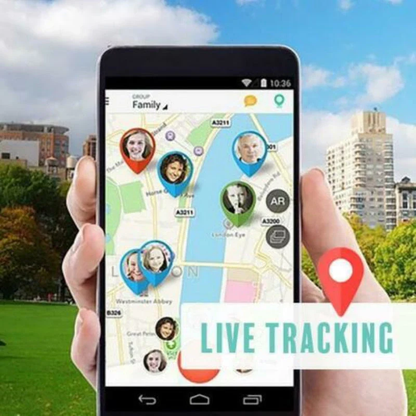 SafeTrack Mini GPS Locator for Kids with SOS Notification